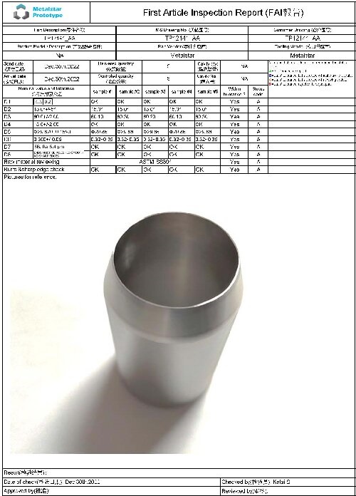 Guangzhou Metalstar Prototype Co., Ltd. quality control 8