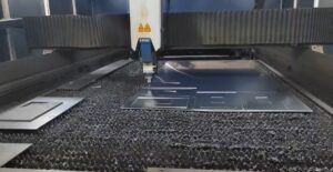 High power flat laser cutting for aluminum alloy 2-0mm material