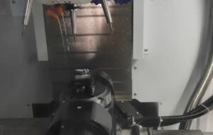 5-axis CNC machinery ensures the high precision of machining for robot parts